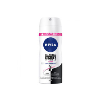 NIVEA Deo Spray Antitranspirant Black&White Invisible 100 ml Reisegrösse kaufen schweiz