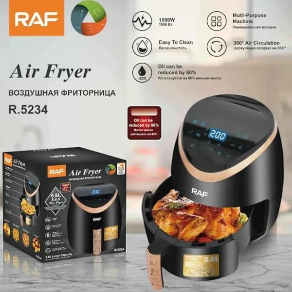 Heissluftfritteuse RAF R.5234B - 4.5L – Bild 3