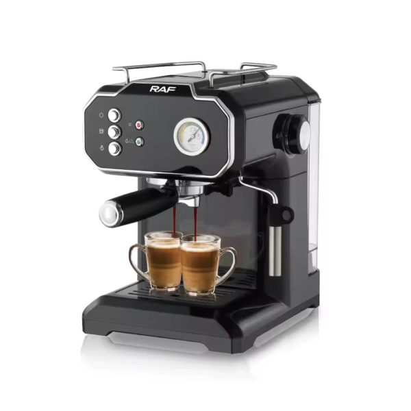 Siebträger-Kaffeemaschine in Schwarz - RAF.104B – Bild 4