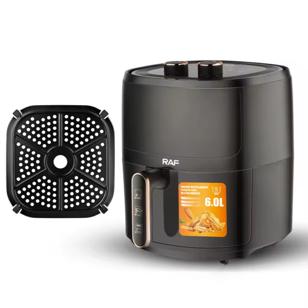 XL Heissluftfritteuse 5 Liter - 1500 Watt - Airfryer - RAF.5324 – Bild 2