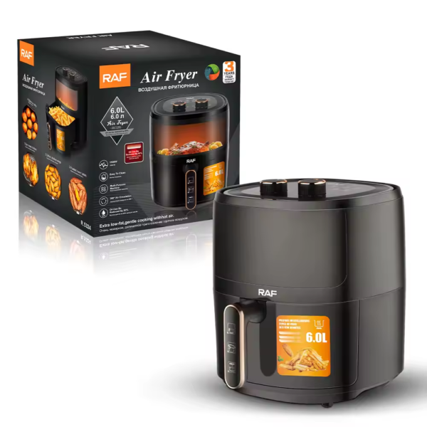 XL Heissluftfritteuse 5 Liter - 1500 Watt - Airfryer - RAF.5324 – Bild 4
