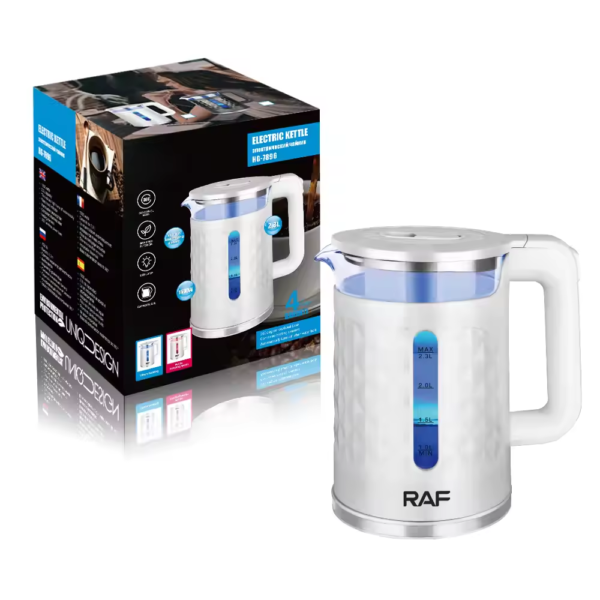 Wasserkocher - 2,3 Liter - Weiss - RAF.7896 – Bild 2