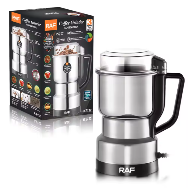Elektrische Kaffeemühle - 300 Watt - RAF.7132 – Bild 5