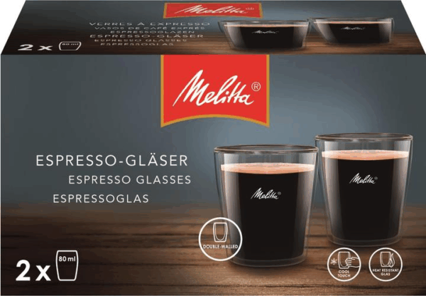Melitta Espresso Gläser 80ml - 2 Stück – Bild 2