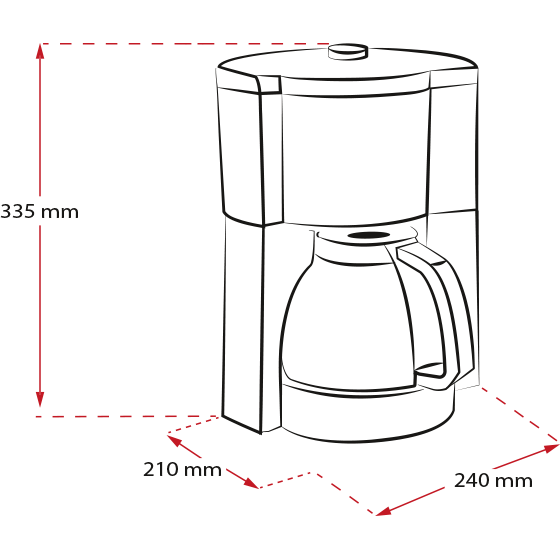 Melitta LOOK® Timer - Filterkaffeemaschine Schwarz – Bild 6